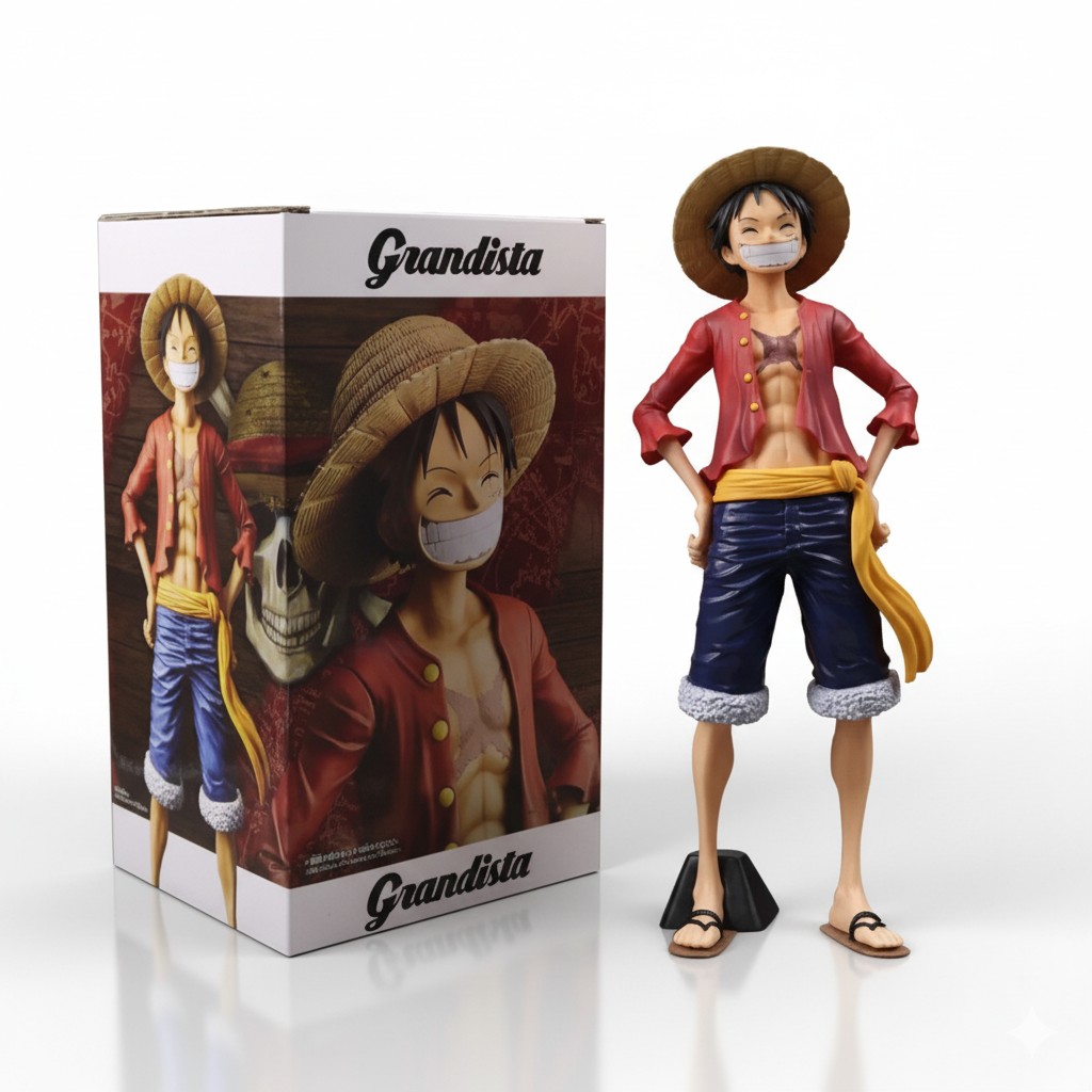 Action Figure Monkey D. Luffy One Piece 28cm/Luffy Imperador One Piece - Imagem 2