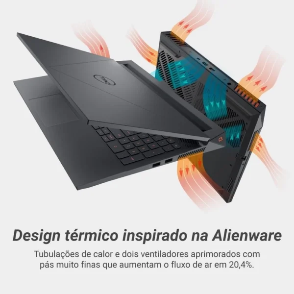 Notebook Gamer Dell G15 Intel Core i5 13ª Geração, 8GB RAM, 512GB SSD RTX3050 - G15-i1300-A25P