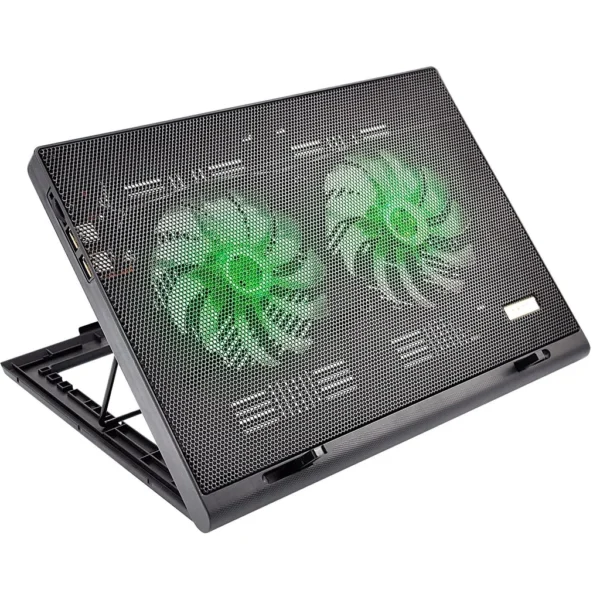 Suporte para Notebook Multilaser Warrior AC267 Power Cooler Gamer - até 17 - 2 Portas USB Suporte para Notebook Multilaser Warrior AC267 Power Cooler Gamer - até 17 - 2 Portas USB