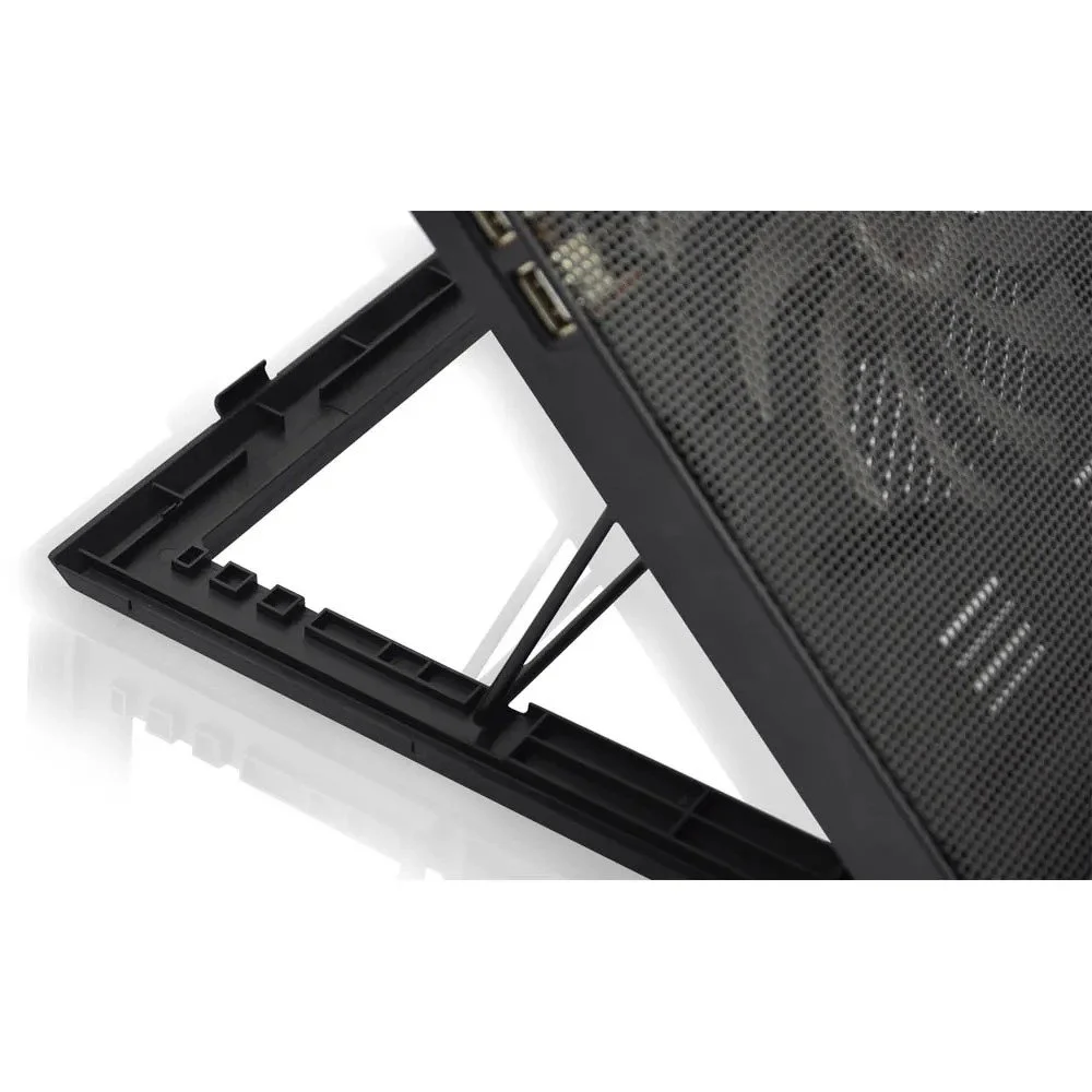 Suporte para Notebook Multilaser Warrior AC267 Power Cooler Gamer - até 17 - 2 Portas USB - Imagem 3