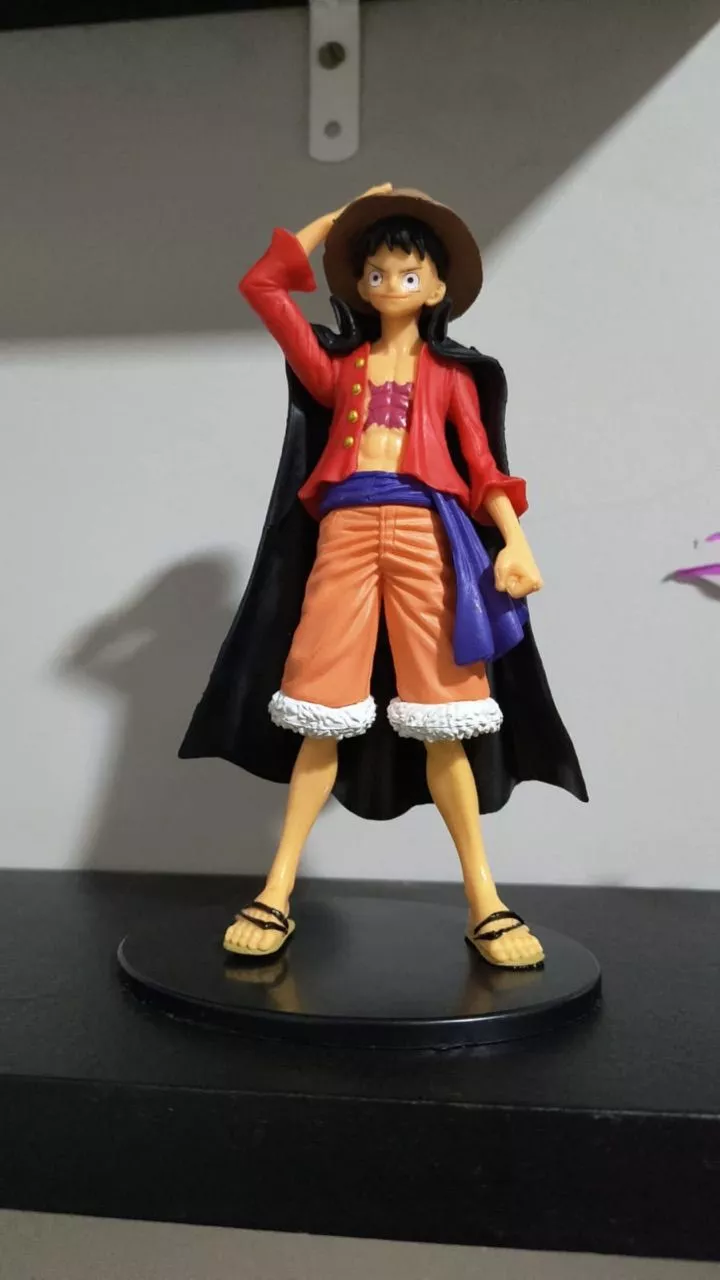 Action Figure Monkey D. Luffy One Piece 28cm/Luffy Imperador One Piece - Imagem 6