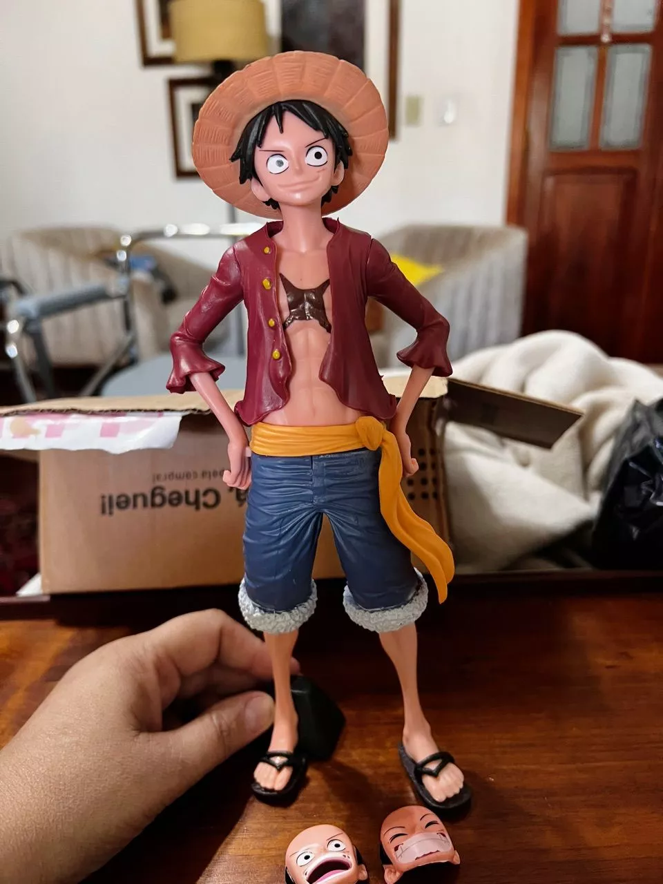 Action Figure Monkey D. Luffy One Piece 28cm/Luffy Imperador One Piece - Imagem 3